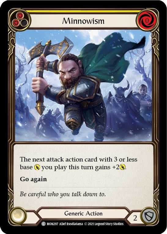 Image for Minnowism (Yellow) (MON297) (Monarch) - Flesh and Blood TCG