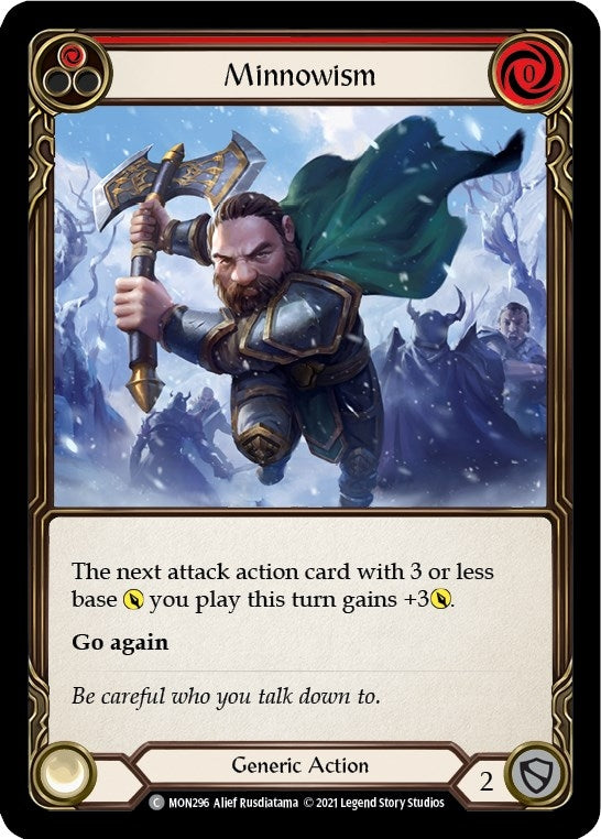 Image for Minnowism (Red) (MON296) (Monarch) - Flesh and Blood TCG