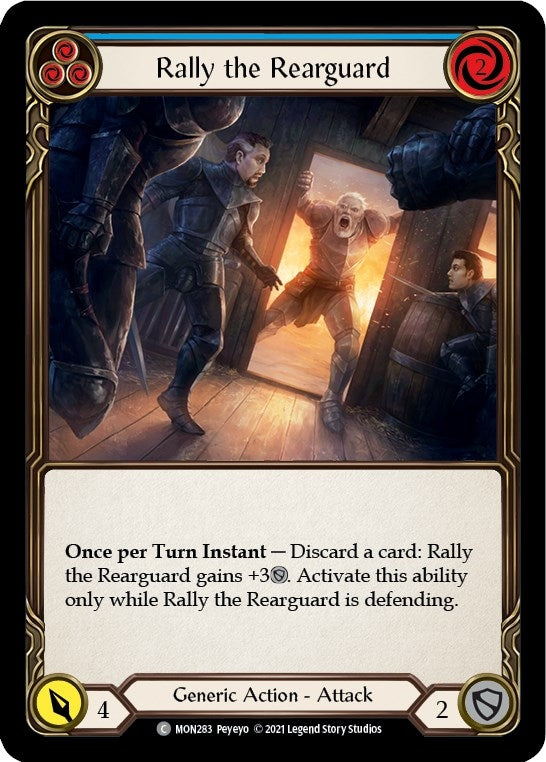 Image for Rally the Rearguard (Blue) (MON283) (Monarch) - Flesh and Blood TCG