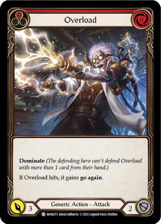 Image for Overload (Red) (MON275) (Monarch) - Flesh and Blood TCG