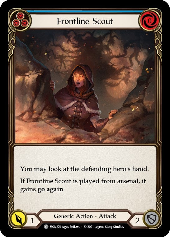 Image for Frontline Scout (Blue) (MON274) (Monarch) - Flesh and Blood TCG