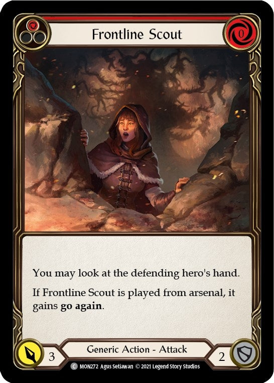 Image for Frontline Scout (Red) (MON272) (Monarch) - Flesh and Blood TCG