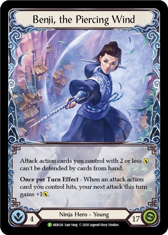 Image for Benji, the Piercing Wind - HER026 (HER026) (Flesh and Blood: Promo Cards) - Flesh and Blood TCG