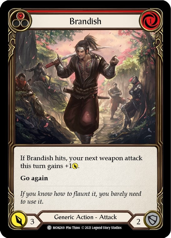 Image for Brandish (Red) (MON269) (Monarch) - Flesh and Blood TCG