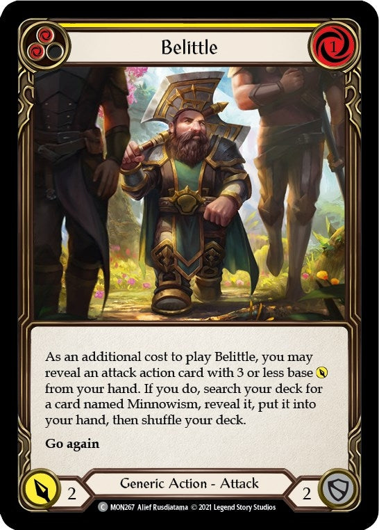 Image for Belittle (Yellow) (MON267) (Monarch) - Flesh and Blood TCG