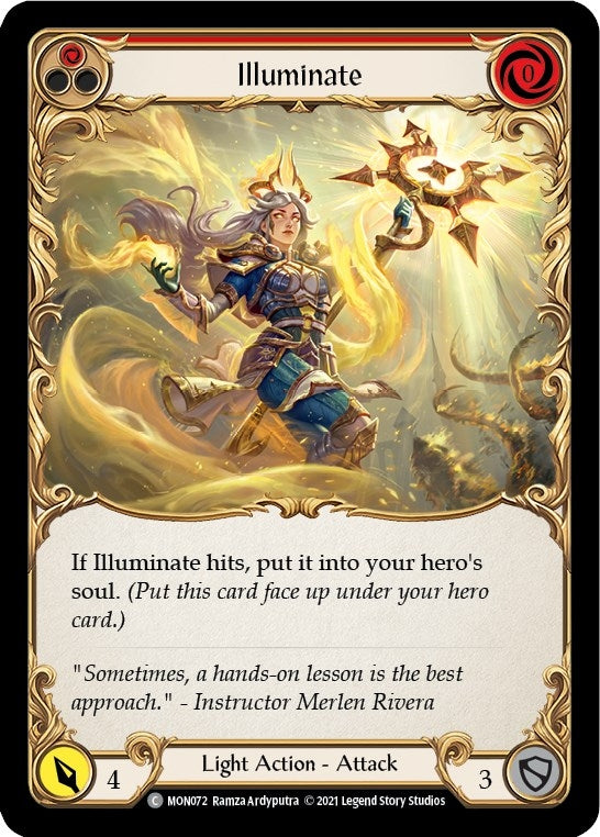 Image for Illuminate (Red) (MON072) (Monarch) - Flesh and Blood TCG