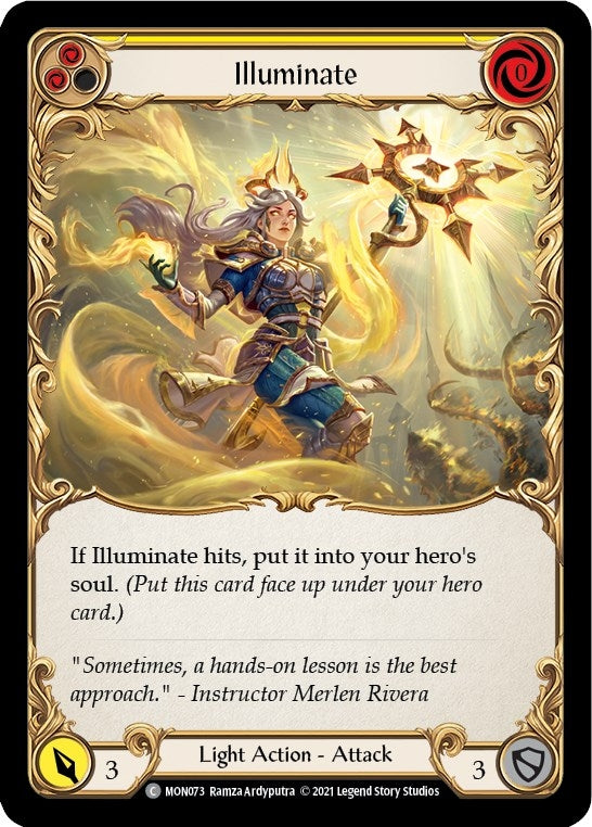 Image for Illuminate (Yellow) (MON073) (Monarch) - Flesh and Blood TCG