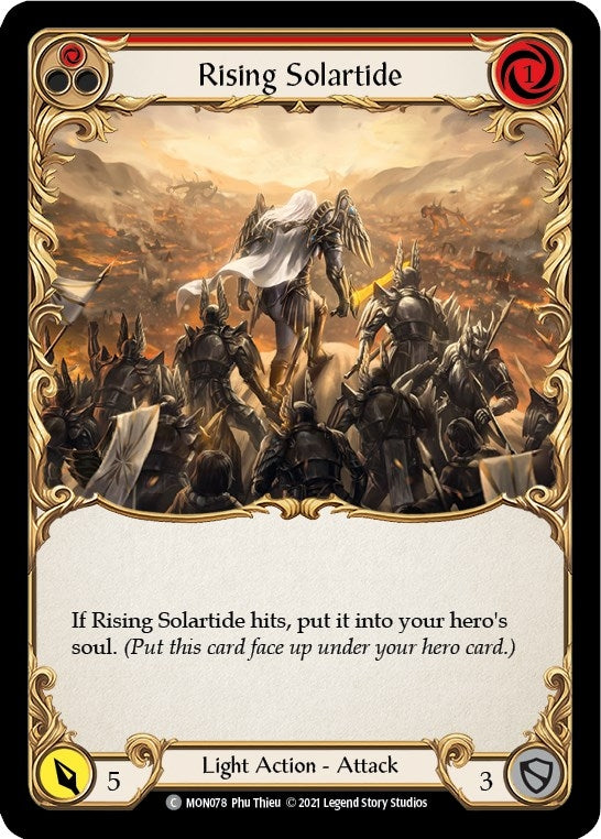 Image for Rising Solartide (Red) (MON078) (Monarch) - Flesh and Blood TCG