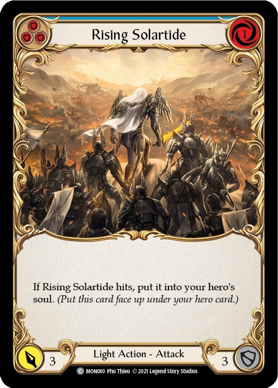 Image for Rising Solartide (Blue) (MON080) (Monarch) - Flesh and Blood TCG