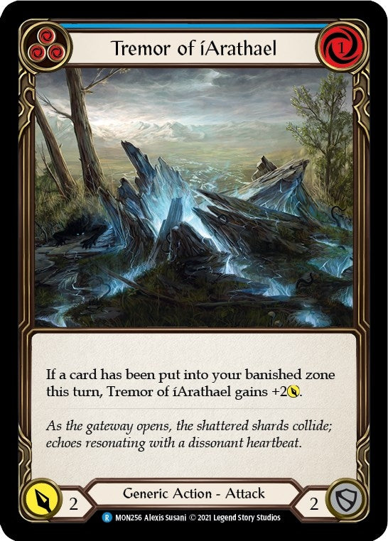 Image for Tremor of iArathael (Blue) (MON256) (Monarch) - Flesh and Blood TCG