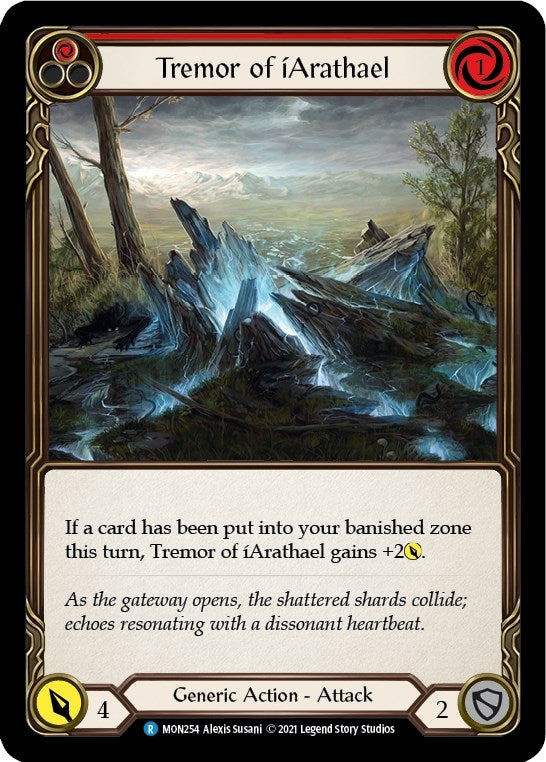 Image for Tremor of iArathael (Red) (MON254) (Monarch) - Flesh and Blood TCG