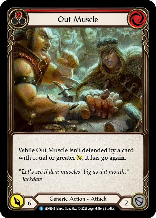 Image for Out Muscle (Red) (MON248) (Monarch) - Flesh and Blood TCG