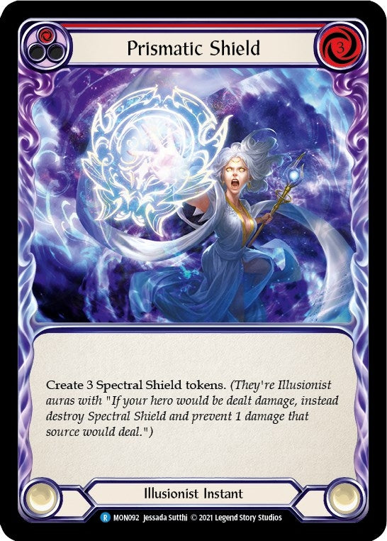 Image for Prismatic Shield (Red) (MON092) (Monarch) - Flesh and Blood TCG