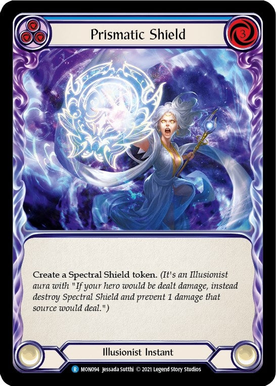 Image for Prismatic Shield (Blue) (MON094) (Monarch) - Flesh and Blood TCG