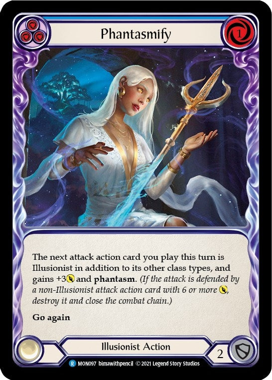 Image for Phantasmify (Blue) (MON097) (Monarch) - Flesh and Blood TCG