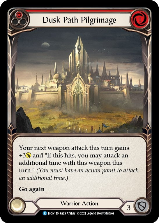 Image for Dusk Path Pilgrimage (Red) (MON110) (Monarch) - Flesh and Blood TCG