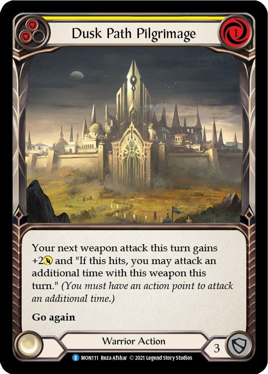 Image for Dusk Path Pilgrimage (Yellow) (MON111) (Monarch) - Flesh and Blood TCG
