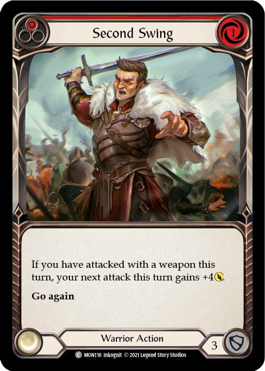 Image for Second Swing (Red) (MON116) (Monarch) - Flesh and Blood TCG
