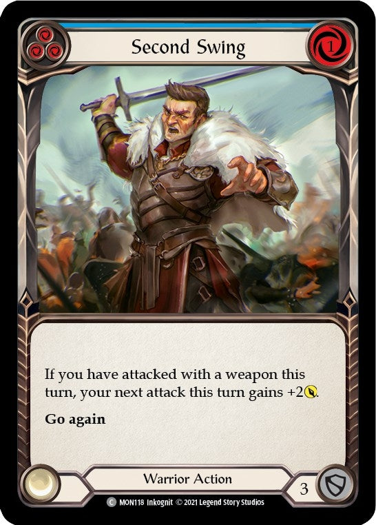 Image for Second Swing (Blue) (MON118) (Monarch) - Flesh and Blood TCG