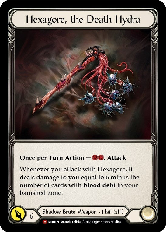 Image for Hexagore, the Death Hydra (MON121) (Monarch) - Flesh and Blood TCG