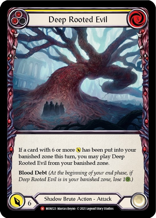 Image for Deep Rooted Evil (MON123) (Monarch) - Flesh and Blood TCG