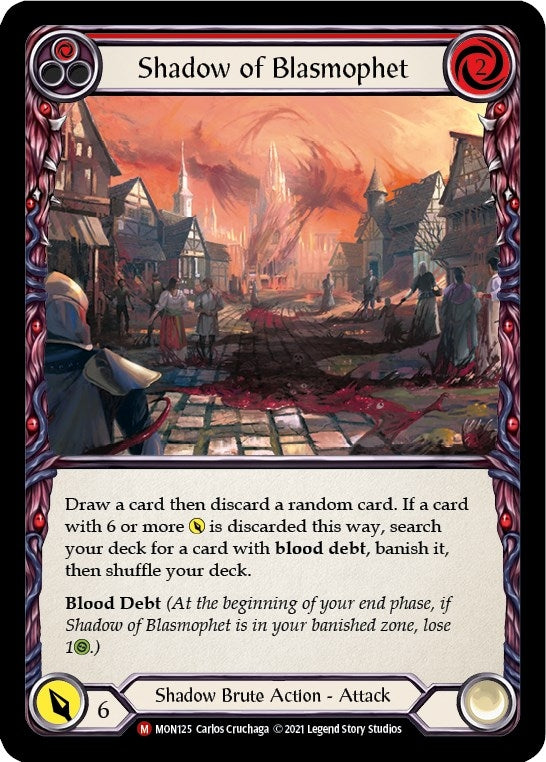 Image for Shadow of Blasmophet (MON125) (Monarch) - Flesh and Blood TCG