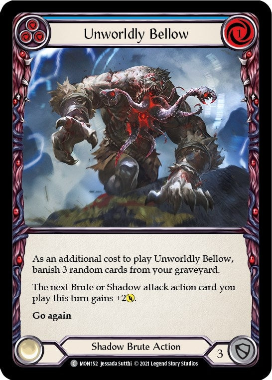 Image for Unworldly Bellow (Blue) (MON152) (Monarch) - Flesh and Blood TCG