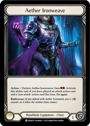 Image for Aether Ironweave (MON230) (Monarch) - Flesh and Blood TCG