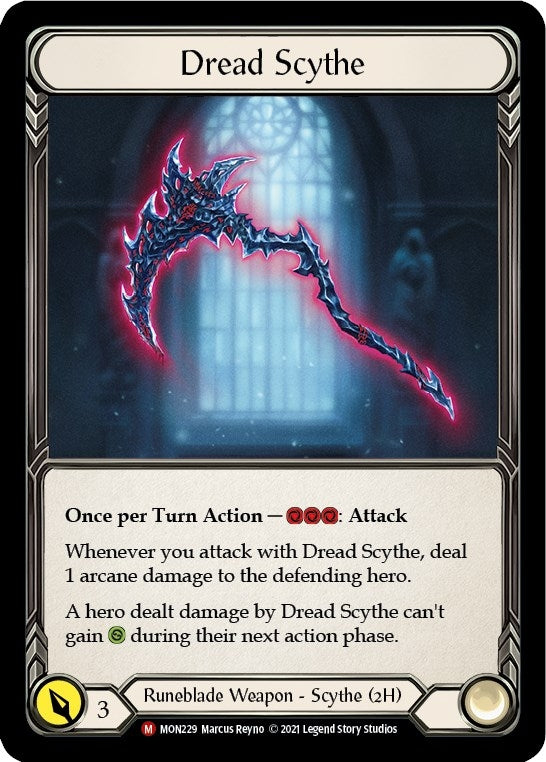 Image for Dread Scythe (MON229) (Monarch) - Flesh and Blood TCG