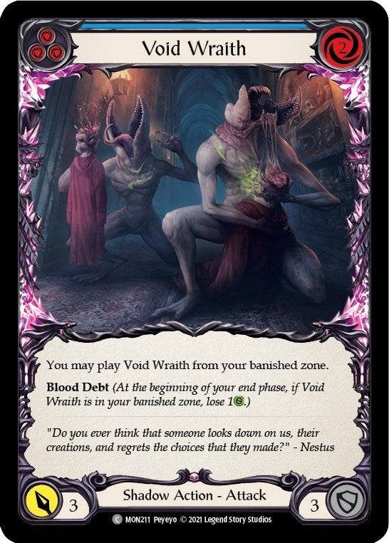 Image for Void Wraith (Blue) (MON211) (Monarch) - Flesh and Blood TCG