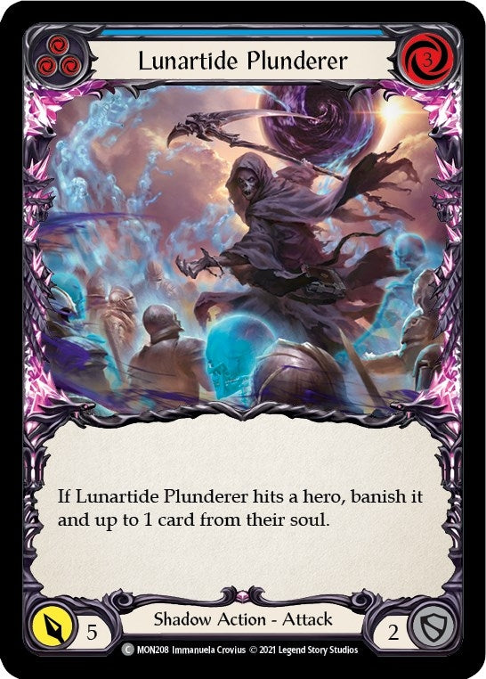Image for Lunartide Plunderer (Blue) (MON208) (Monarch) - Flesh and Blood TCG