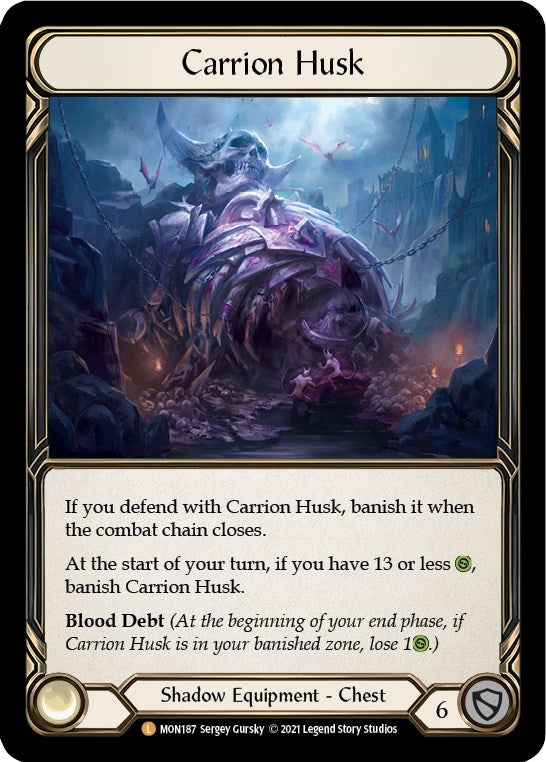 Image for Carrion Husk (MON187) (Monarch) - Flesh and Blood TCG