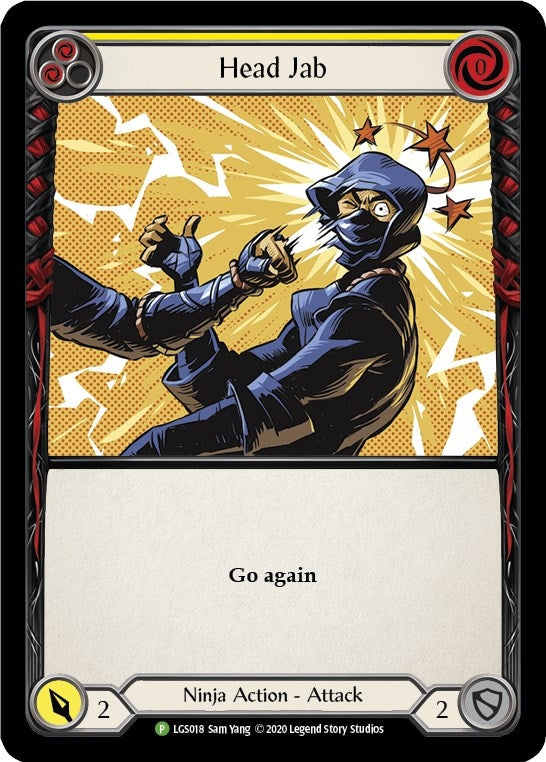 Image for Head Jab (Yellow) - LGS018 (LGS018) (Flesh and Blood: Promo Cards) - Flesh and Blood TCG