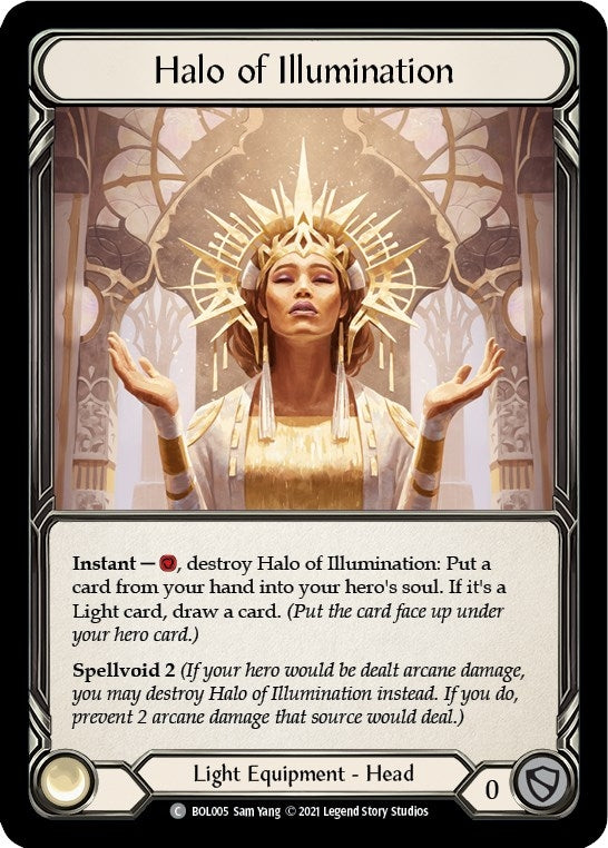 Image for Halo of Illumination (BOL005) (Blitz Deck: Monarch - Boltyn) - Flesh and Blood TCG