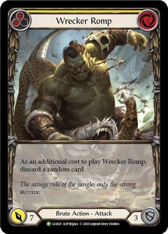 Image for Wrecker Romp (Yellow) - LGS021 (LGS021) (Flesh and Blood: Promo Cards) - Flesh and Blood TCG