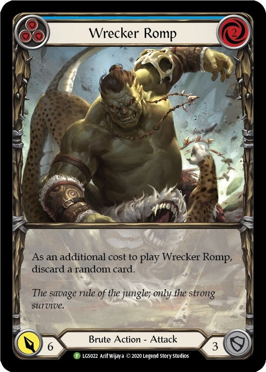 Image for Wrecker Romp (Blue) - LGS022 (LGS022) (Flesh and Blood: Promo Cards) - Flesh and Blood TCG