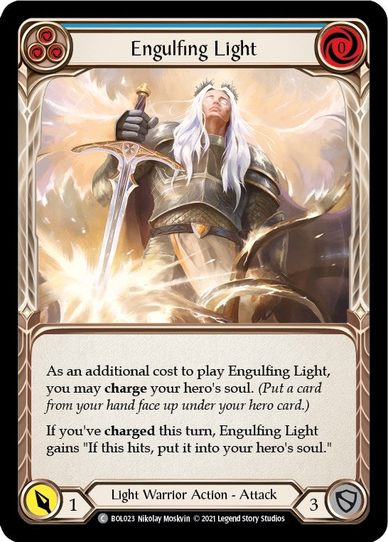 Image for Engulfing Light (Blue) (BOL023) (Blitz Deck: Monarch - Boltyn) - Flesh and Blood TCG