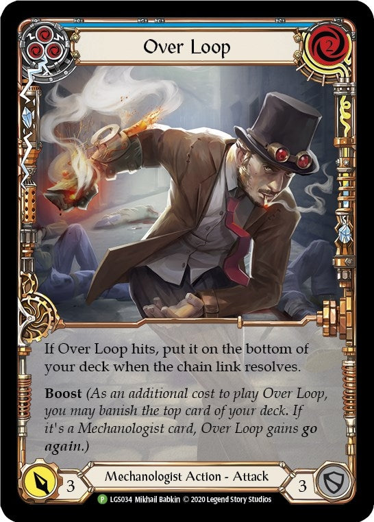 Image for Over Loop (Blue) - LGS034 (LGS034) (Flesh and Blood: Promo Cards) - Flesh and Blood TCG