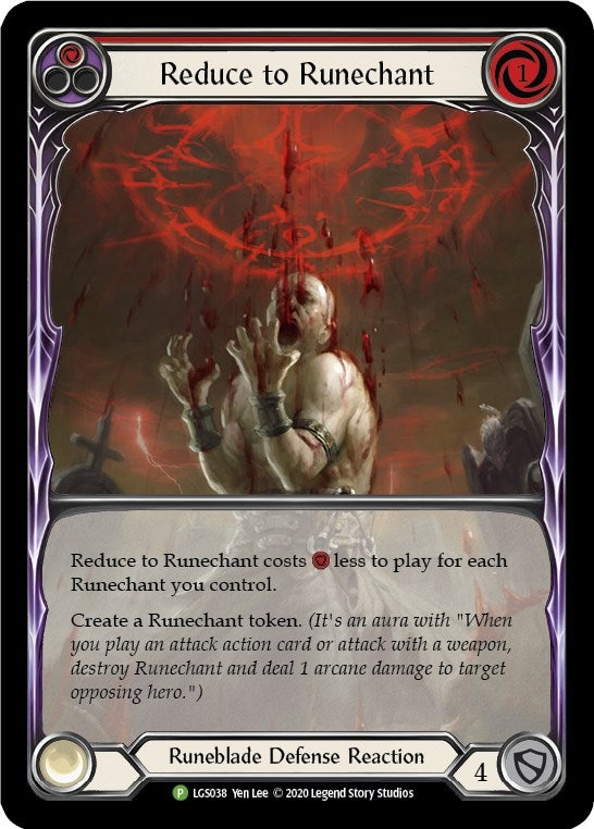 Image for Reduce to Runechant (Red) - LGS038 (LGS038) (Flesh and Blood: Promo Cards) - Flesh and Blood TCG
