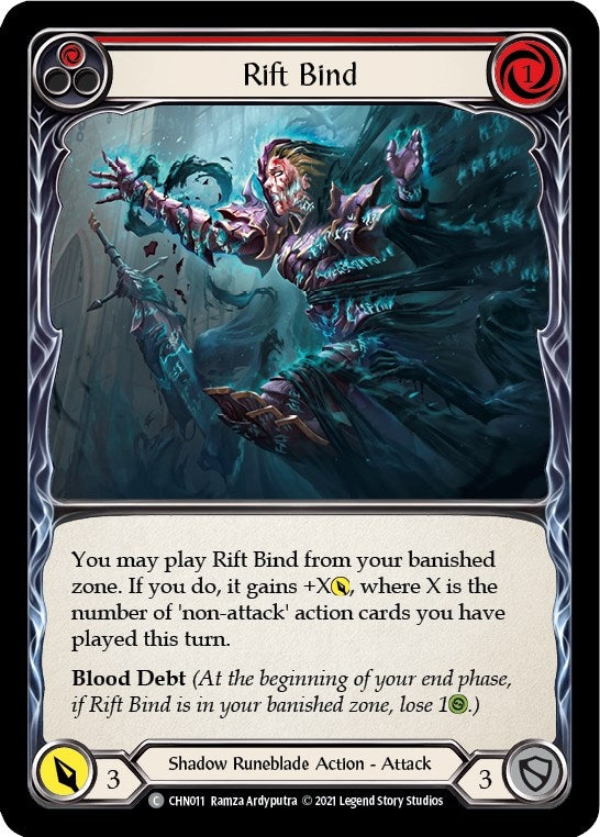 Image for Rift Bind (Red) (CHN011) (Blitz Deck: Monarch - Chane) - Flesh and Blood TCG