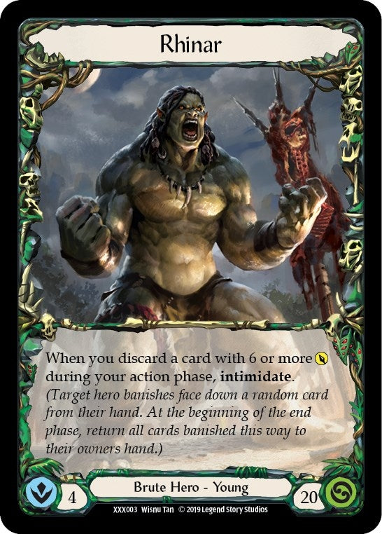 Image for Rhinar // Katsu (XXX003 // XXX004) (Flesh and Blood: Promo Cards) - Flesh and Blood TCG