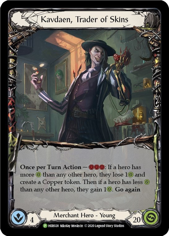 Image for Kavdaen, Trader of Skins - HER028 (HER028) (Flesh and Blood: Promo Cards) - Flesh and Blood TCG