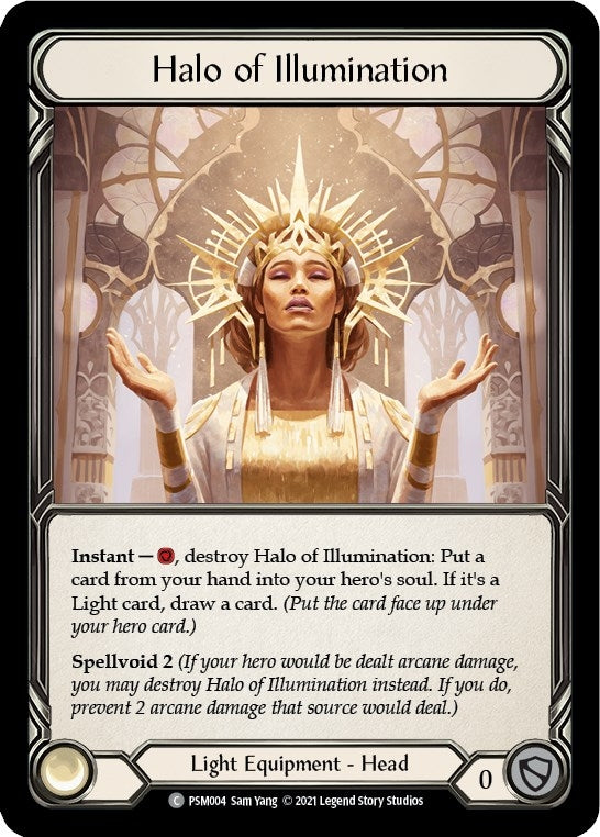 Image for Halo of Illumination (PSM004) (Blitz Deck: Monarch - Prism) - Flesh and Blood TCG
