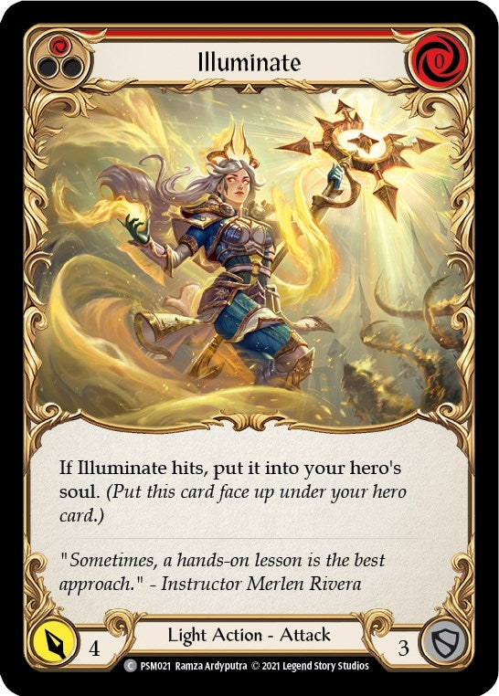 Image for Illuminate (Red) (PSM021) (Blitz Deck: Monarch - Prism) - Flesh and Blood TCG