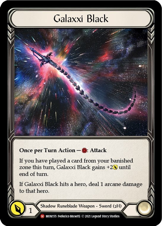 Image for Galaxxi Black (Alternate Art) (MON155) (Monarch) - Flesh and Blood TCG
