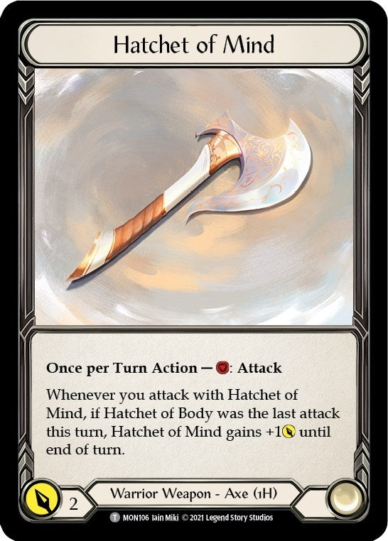 Image for Hatchet of Mind // Spectral Shield (MON106 // MON104) (Monarch) - Flesh and Blood TCG