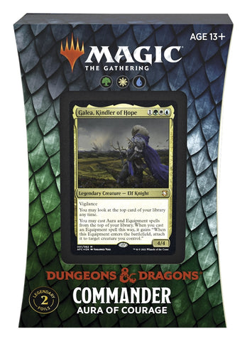 Adventures in the Forgotten Realms - Aura of Courage Commander Deck [Commander: Adventures in the Forgotten Realms]