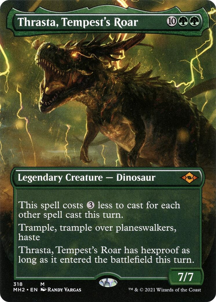 Image for Thrasta, Tempest's Roar (Borderless) (318) [Modern Horizons 2]