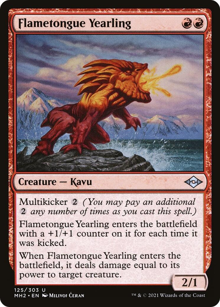 Image for Flametongue Yearling (125) [Modern Horizons 2]