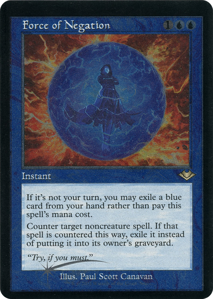 Image for Force of Negation (Retro Frame) (Foil Etched) (9) [Modern Horizons]